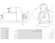 Startér AS-PL S0950(BOSCH)PR - repas