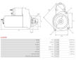 Startér AS-PL S1007SR - repas