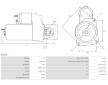 Startér Yanmar 3TNE68-L Hitachi S114-816 S114-443A