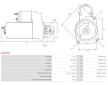 Startér AS-PL S3027 SR - repas