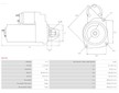 Startér Renault Clio 1.6 i 16V Mitsubishi M0T92981