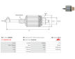 Rotor żtartéra AS-PL SA6055S