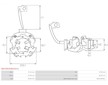 Drzak, uhlikove kartace AS-PL SBH0003(BOSCH)