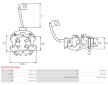 Drzak, uhlikove kartace AS-PL SBH0014(SCHUNK)