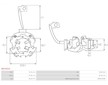 Drzak, uhlikove kartace AS-PL SBH0024