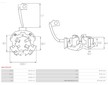 Drzak, uhlikove kartace AS-PL SBH0041P