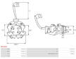 Drzak, uhlikove kartace AS-PL SBH0047