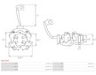 Drzak, uhlikove kartace AS-PL SBH0054