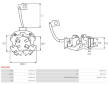 Drzak, uhlikove kartace AS-PL SBH0062