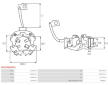 Drzak, uhlikove kartace AS-PL SBH0068(SEG)