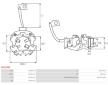 Drzak, uhlikove kartace AS-PL SBH0080