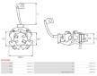 Drzak, uhlikove kartace AS-PL SBH0098P