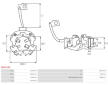 Drzak, uhlikove kartace AS-PL SBH0106