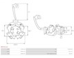 Drzak, uhlikove kartace AS-PL SBH0111S