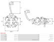 Drzak, uhlikove kartace AS-PL SBH0119S