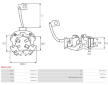 Drzak, uhlikove kartace AS-PL SBH0123S