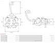 Drzak, uhlikove kartace AS-PL SBH0140P