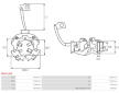 Drzak, uhlikove kartace AS-PL SBH0141P