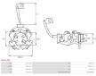 Drzak, uhlikove kartace AS-PL SBH0145S