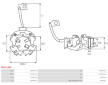 Drzak, uhlikove kartace AS-PL SBH0148P