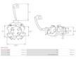 Drzak, uhlikove kartace AS-PL SBH0152S