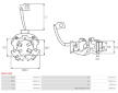 Drzak, uhlikove kartace AS-PL SBH0161P