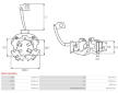 Drzak, uhlikove kartace AS-PL SBH0162(SEG)