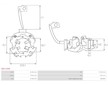 Drzak, uhlikove kartace AS-PL SBH1006