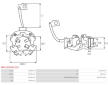 Drzak, uhlikove kartace AS-PL SBH1022(DELCO)