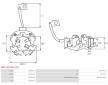 Držák, uhlíkové kartáče AS-PL SBH1027(DELCO)