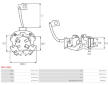 Drzak, uhlikove kartace AS-PL SBH1042S