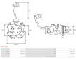 Drzak, uhlikove kartace AS-PL SBH1047S