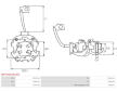 Drzak, uhlikove kartace AS-PL SBH3031(VALEO)