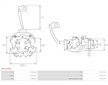 Drzak, uhlikove kartace AS-PL SBH3036S