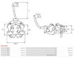 Drzak, uhlikove kartace AS-PL SBH5035S