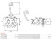 Drzak, uhlikove kartace AS-PL SBH9014