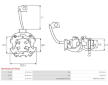 Drzak, uhlikove kartace AS-PL SBH9025(LETRIKA)