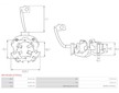 Držák, uhlíkové kartáče AS-PL SBH9028(LETRIKA)