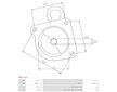 Kryt startéru, karburátor AS-PL SBR0107S