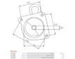 Kryt startéru, karburátor AS-PL SBR2014S