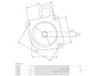 Kryt startéru, karburátor AS-PL SBR5067S