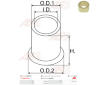 Ložisko dynama 15,10 x 22,04 x 12,70 mm Bosch 1100301003