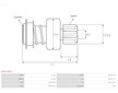 Volnobezny prevod, starter AS-PL SD0144S1