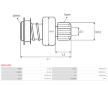 Volnobezny prevod, starter AS-PL SD0144S2