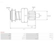 Volnobezny prevod, starter AS-PL SD0200