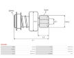 Pastorek startéru AS-PL SD0408P