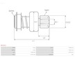 Volnobezny prevod, starter AS-PL SD1011