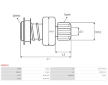 Volnobezny prevod, starter AS-PL SD2031