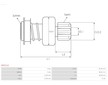 Pastorek startéru Mitsubishi M191X27171