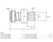 Volnobezny prevod, starter AS-PL SD6041